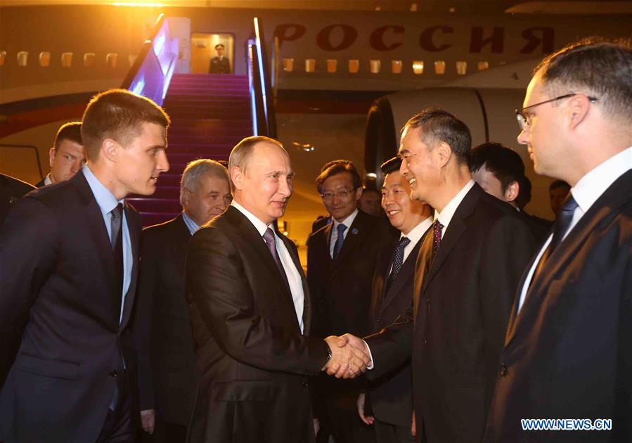 (G20 SUMMIT)CHINA-HANGZHOU-G20-RUSSIAN PRESIDENT-ARRIVAL (CN) 