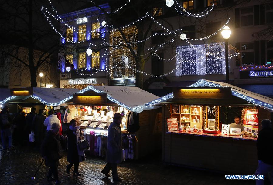 BELGIUM-BRUSSELS-CHRISTMAS MARKET