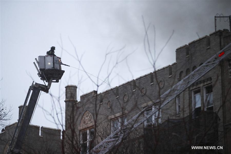 U.S.-NEW YORK-MANHATTAN APARTMENT-FIRE