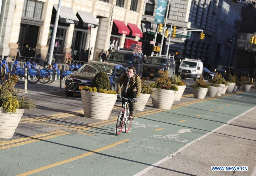 U.S.-NEW YORK-DOT-PROTECTED BIKE LANES-INSTALLATION-PLAN