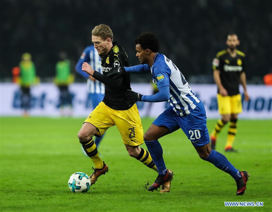 (SP)GERMANY-BERLIN-SOCCER-BUNDESLIGA-HERTHA BSC VS DORTMUND