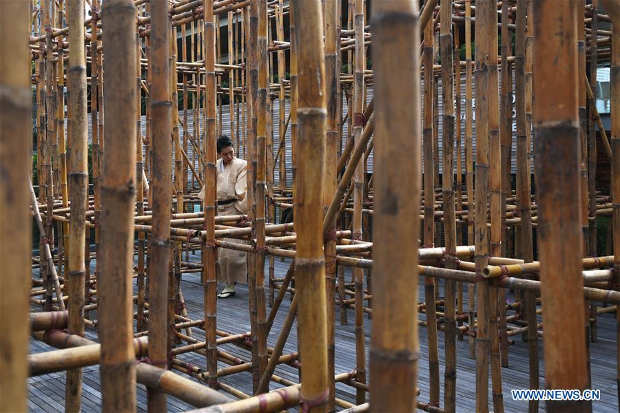 SINGAPORE-NATIONAL GALLERY-ART-BAMBOO MAZE