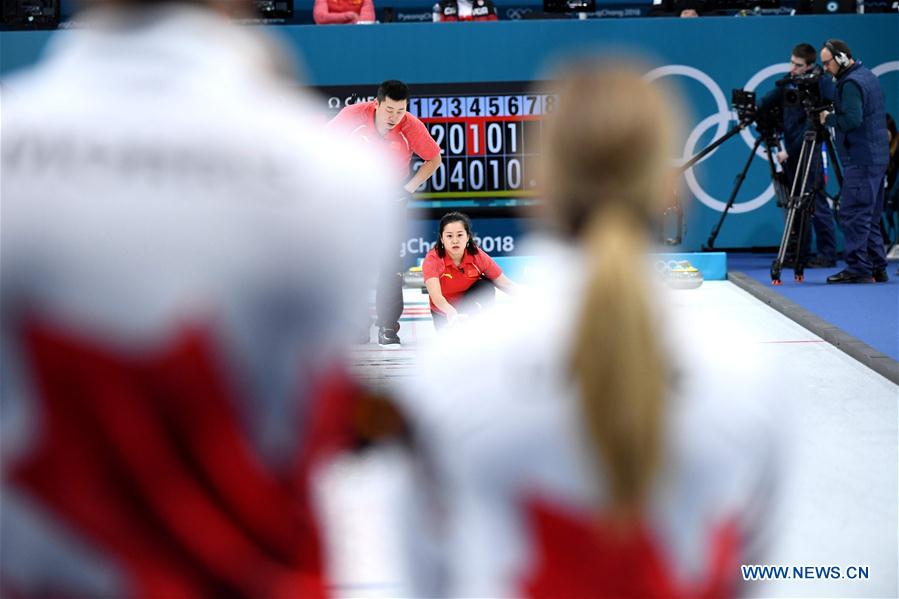 (SP)OLY-SOUTH KOREA-PYEONGCHANG-CURLING-MIXED DOUBLES-CHINA VS CANADA