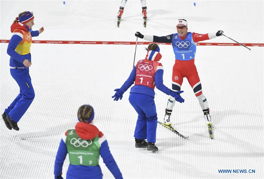 (SP)OLY-SOUTH KOREA-PYEONGCHANG-CROSS-COUNTRY SKIING-LADIES' 4X5KM RELAY