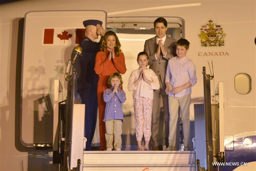 INDIA-NEW DELHI-CANADA-PM-VISIT