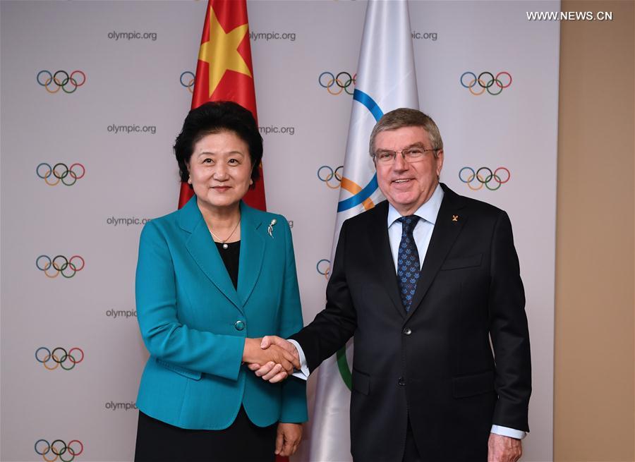 ROK-PYEONGCHANG-LIU YANDONG-IOC PRESIDENT-MEETING