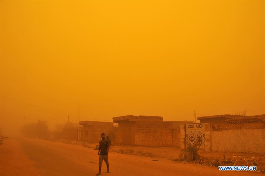 SUDAN-KHARTOUM-DUST STORM