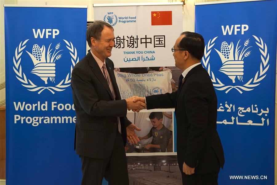 SYRIA-DAMASCUS-CHINA-WFP-DONATION