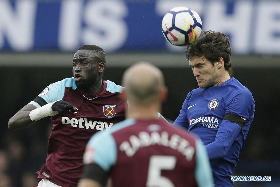 (SP)BRITAIN-LONDON-FOOTBALL-PREMIER LEAGUE-CHELSEA VS WEST HAM UNITED