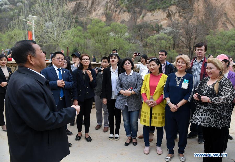 CHINA-SHAANXI-YAN'AN-SCO PEOPLE'S FORUM-VISITS (CN)