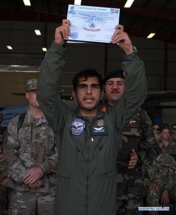 AFGHANISTAN-KANDAHAR-PILOT-GRADUATION