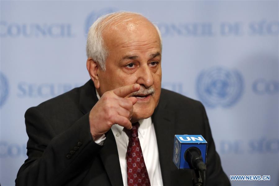 UN-PERMANENT OBSERVER OF PALESTINE-PRESS ENCOUNTER