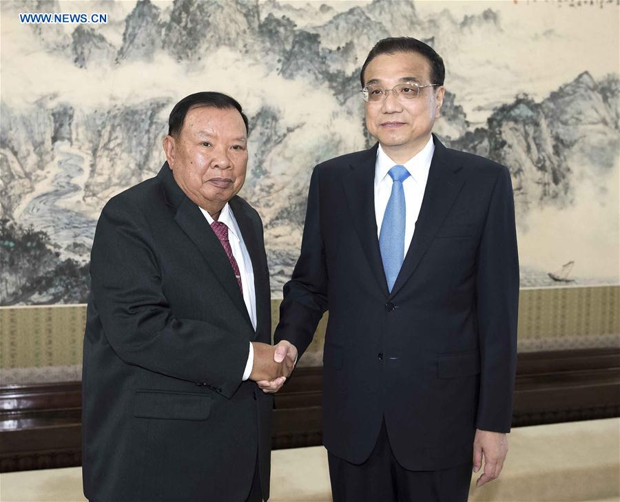 CHINA-BEIJING-LI KEQIANG-LAOS-BOUNNHANG VORACHIT-MEETING (CN)