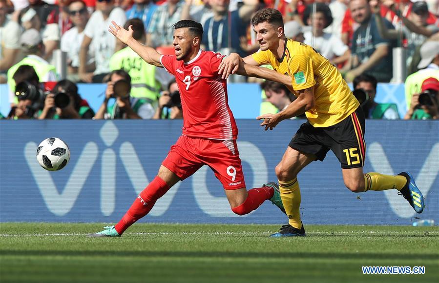 (SP)RUSSIA-MOSCOW-2018 WORLD CUP-GROUP G-BELGIUM VS TUNISIA