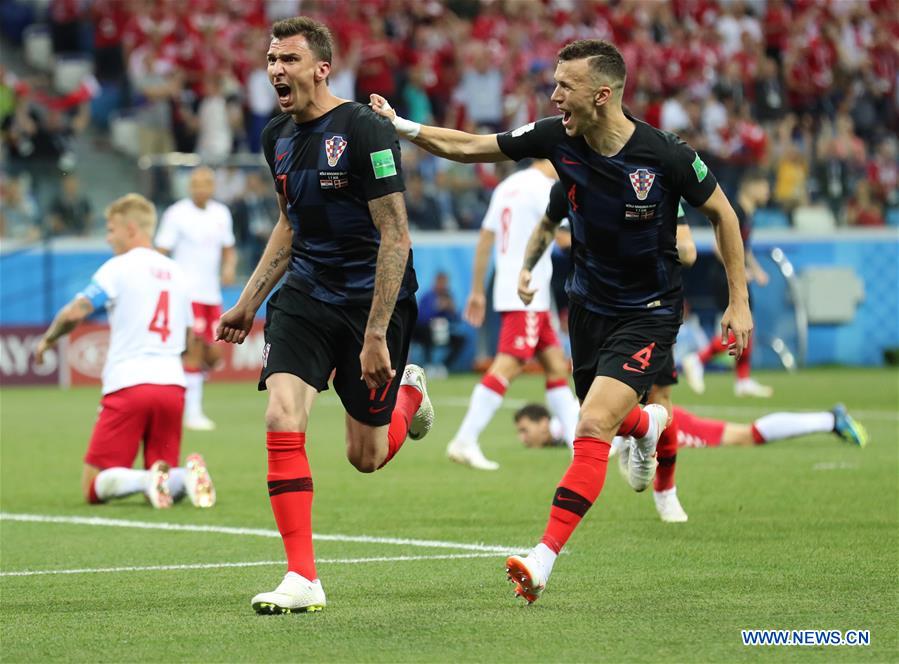 (SP)RUSSIA-NIZHNY NOVGOROD-2018 WORLD CUP-ROUND OF 16-CROATIA VS DENMARK