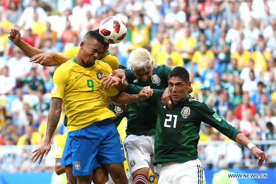 (SP)RUSSIA-SAMARA-2018 WORLD CUP-ROUND OF 16-BRAZIL VS MEXICO