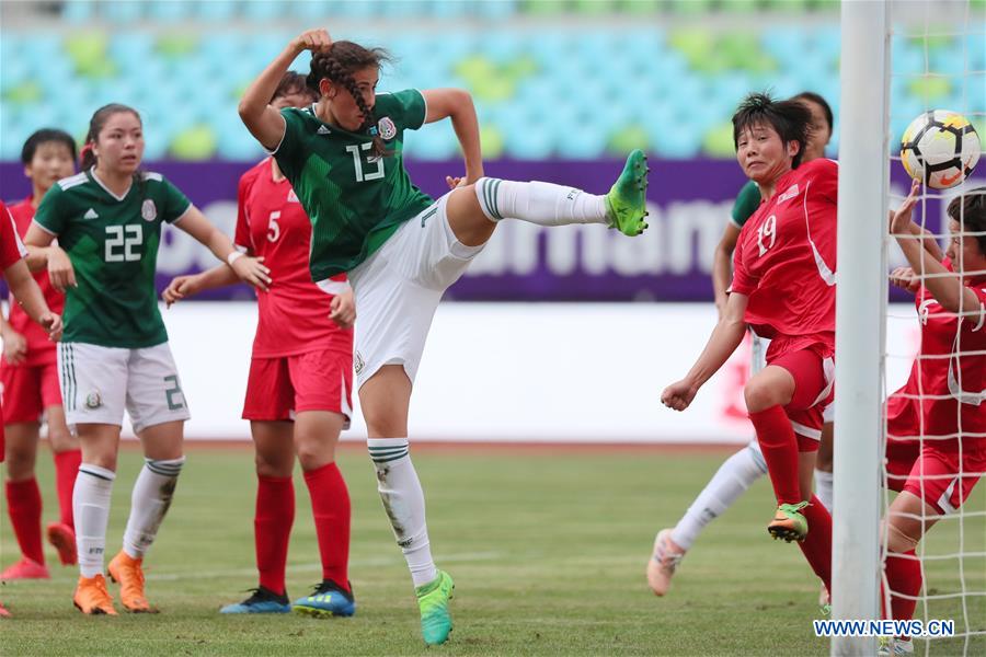 (SP)CHINA-DUYUN-FOOTBALL-INTERNATIONAL WOMEN'S YOUTH