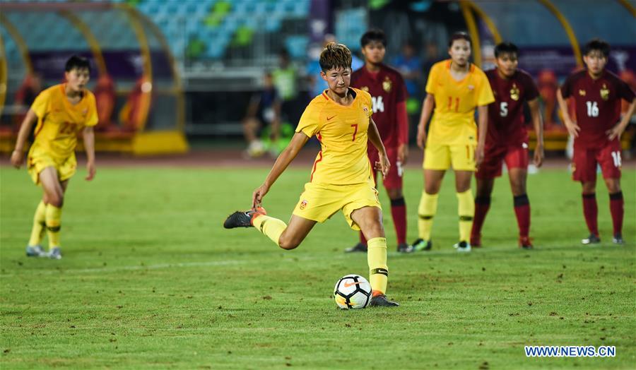 (SP)CHINA-DUYUN-FOOTBALL-INTERNATIONAL WOMEN'S YOUTH