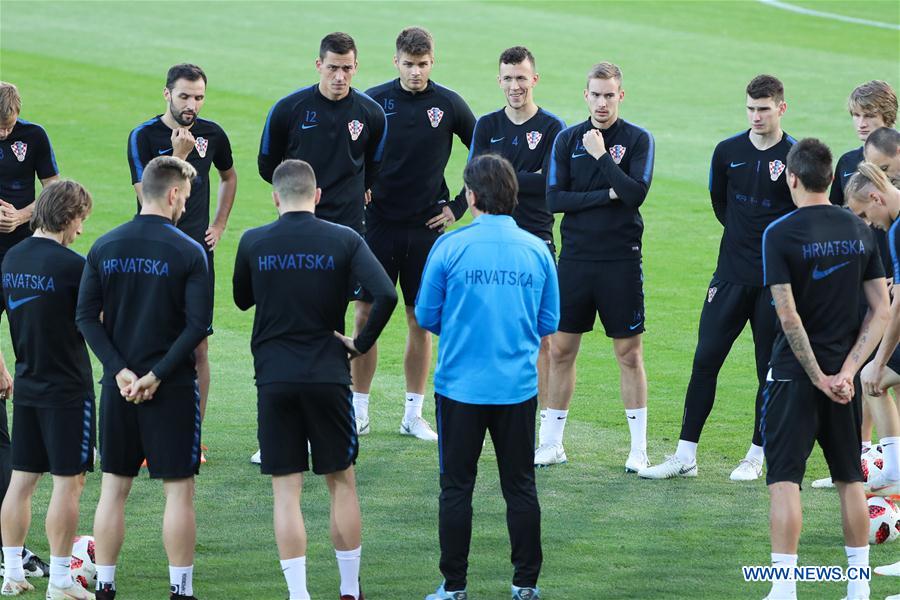 (SP)RUSSIA-MOSCOW-2018 WORLD CUP-CROATIA-TRAINING