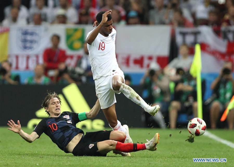 (SP)RUSSIA-MOSCOW-2018 WORLD CUP-SEMIFINAL-ENGLAND VS CROATIA