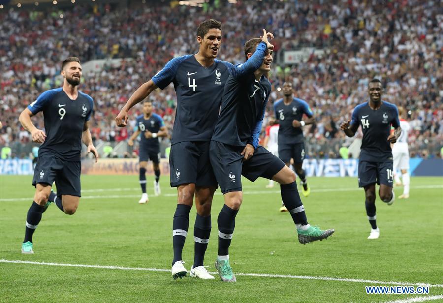 (SP)RUSSIA-MOSCOW-2018 WORLD CUP-FINAL-FRANCE VS CROATIA