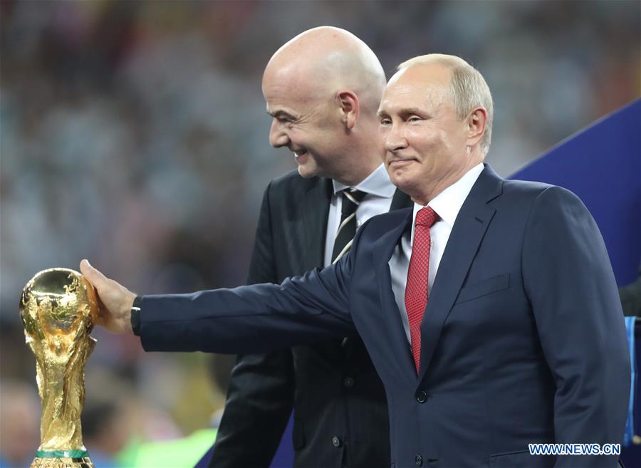 (SP)RUSSIA-MOSCOW-2018 WORLD CUP-FINAL-FRANCE VS CROATIA