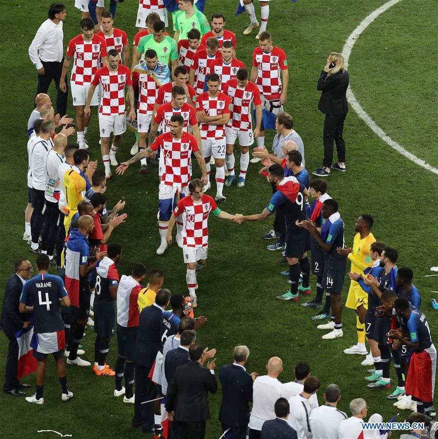 (SP)RUSSIA-MOSCOW-2018 WORLD CUP-FINAL-FRANCE VS CROATIA