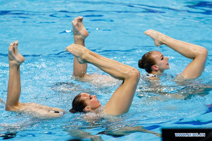 (SP)HUNGARY-BUDAPEST-FINA-ARTISTIC SWIMMING-WORLD CHAMPIONSHIPS-TEAM FREE