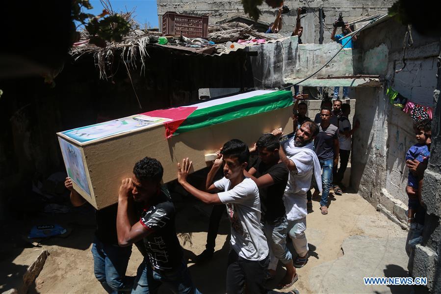 MIDEAST-GAZA-FUNERAL