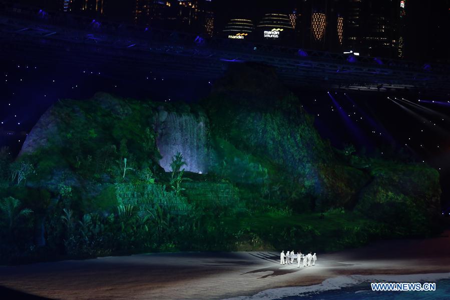 (SP)INDONESIA-JAKARTA-ASIAN GAMES-OPENING CEREMONY