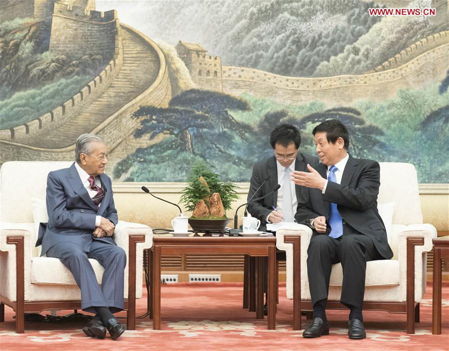 CHINA-BEIJING-LI ZHANSHU-MALAYSIA-MAHATHIR MOHAMAD-MEETING (CN)