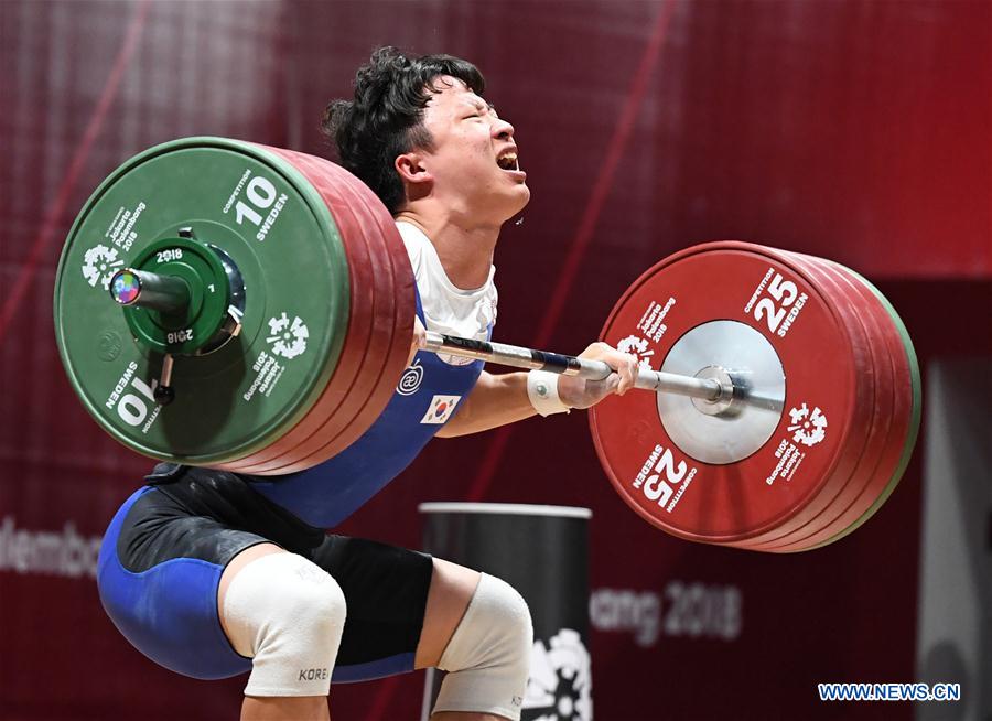 (SP)INDONESIA-JAKARTA-ASIAN GAMES-WEIGHTLIFTING