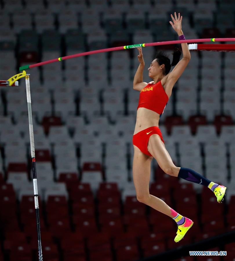 (SP)INDONESIA-JAKARTA-ASIAN GAMES-ATHLETICS-WOMEN'S POLE VAULT