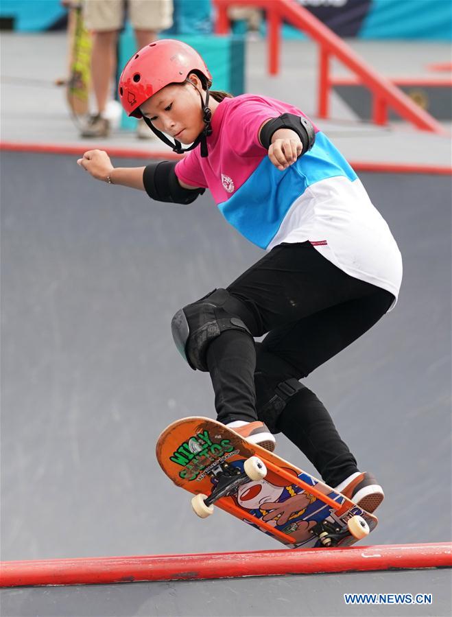 (SP)INDONESIA-PALEMBANG-ASIAN GAMES-SKATEBOARD-WOMEN'S PARK