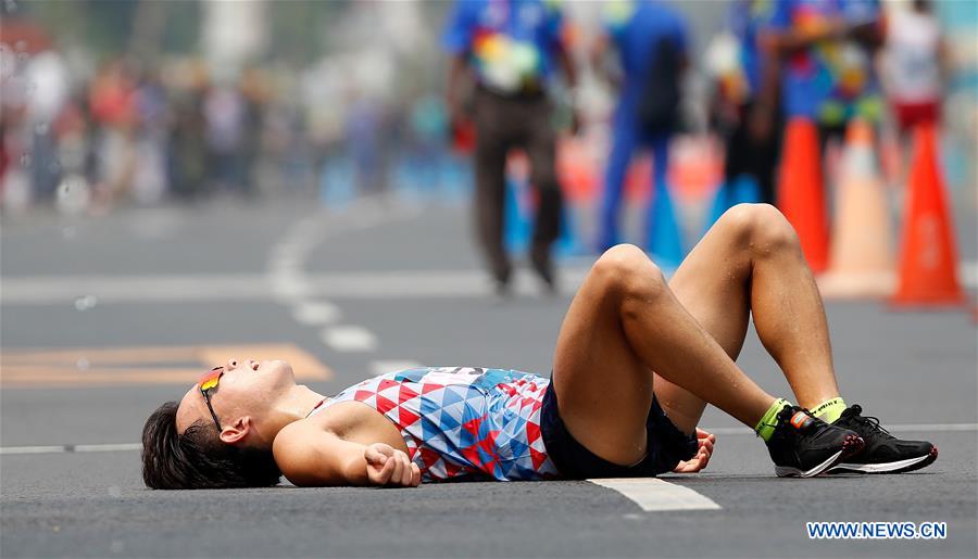 (SP)INDONESIA-JAKARTA-ASIAN GAMES-ATHLETICS-MEN'S 50KM WALK