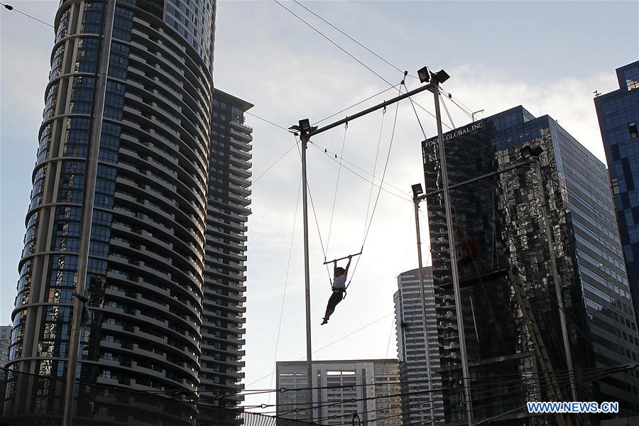 PHILIPPINES-TAGUIG-FLYING TRAPEZE SCHOOL