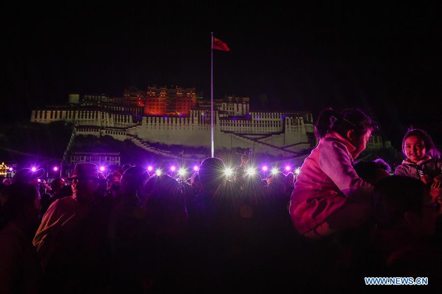 CHINA-LHASA-POTALA PALACE-LIGHT SHOW (CN)