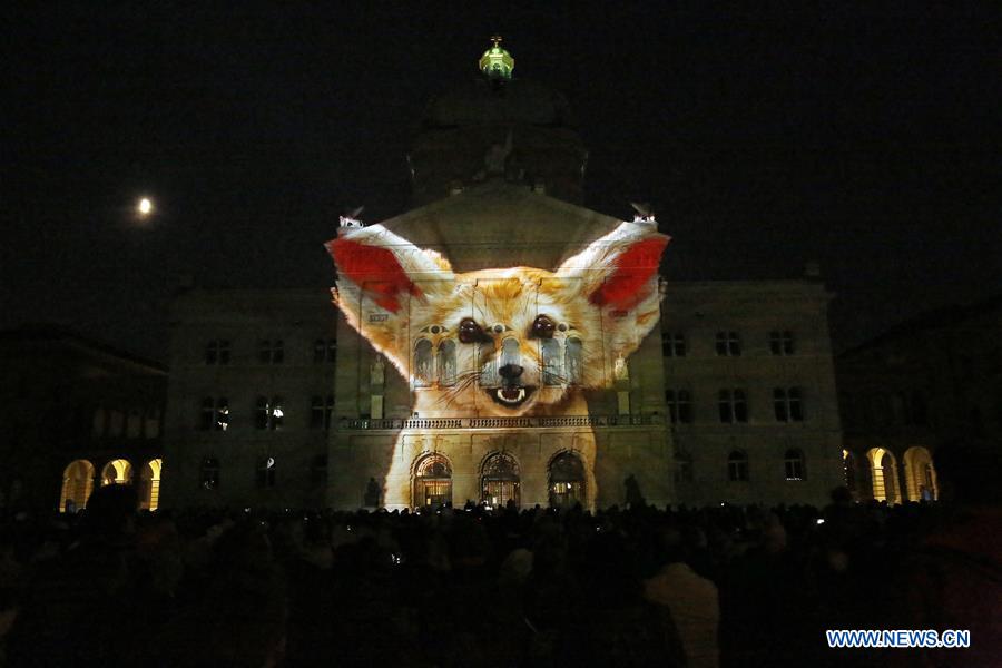 SWITZERLAND-BERN-LIGHT SHOW