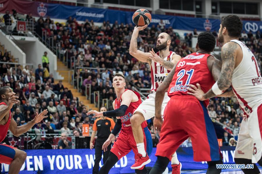 (SP)RUSSIA-MOSCOW-BASKETBALL-EUROLEAGUE-CSKA VS OLYMPIACOS