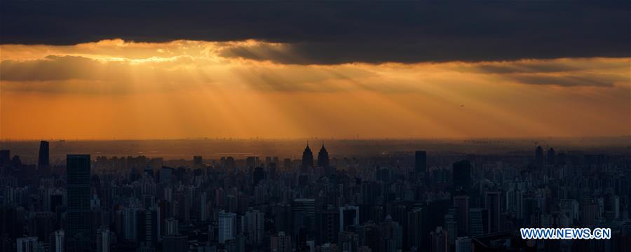 CHINA-SHANGHAI-SUNSET-SCENERY (CN)