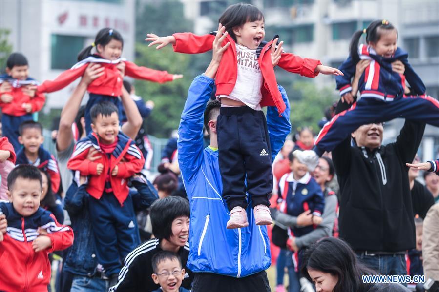 CHINA-ZHEJIANG-HANGZHOU-KINDERGARTEN-SPORTS (CN)