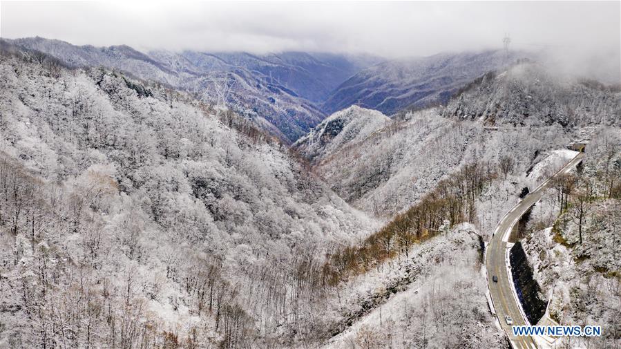 CHINA-SHAANXI-FOPING-SNOW SCENERY (CN)