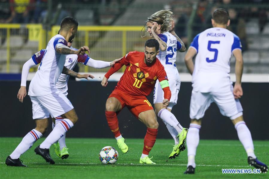 (SP)BELGIUM-BRUSSELS-SOCCER-UEFA NATIONS LEAGUE-BELGIUM VS ICELAND