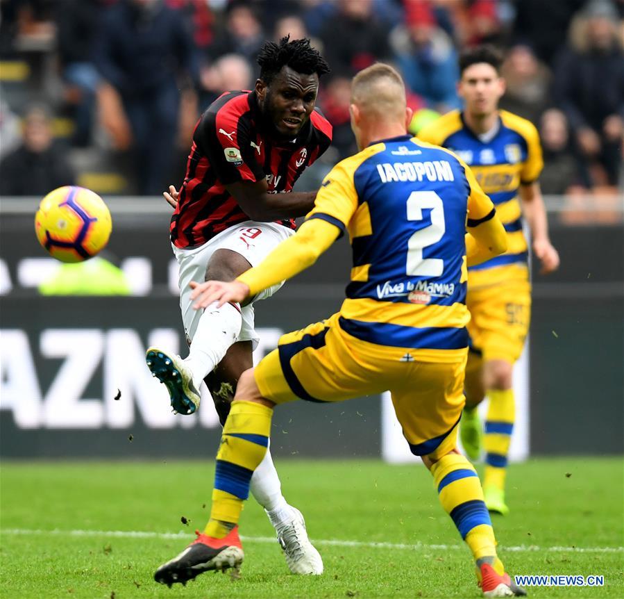 (SP)ITALY-MILAN-SOCCER-SERIE A-AC MILAN VS PARMA