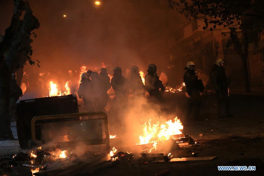 GREECE-ATHENS-PROTEST-VIOLENCE-GRIGOROPOULOS