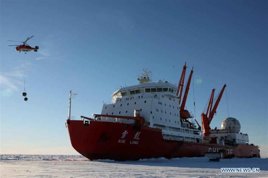 ANTARCTICA-XUELONG-UNLOADING OPERATION