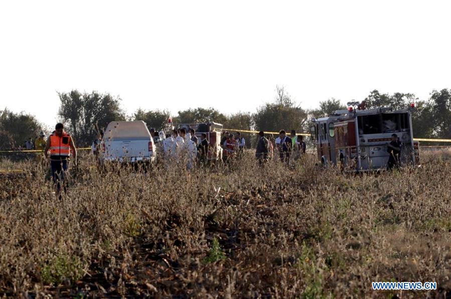 MEXICO-PUEBLA-ACCIDENT-HELICOPTER CRASH  