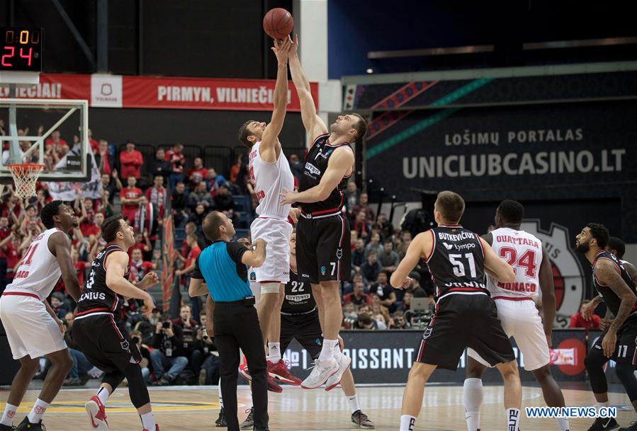 (SP)LITHUANIA-VILNIUS-BASKETBALL-EUROCUP-RYTAS VILNIUS VS AS MONACO