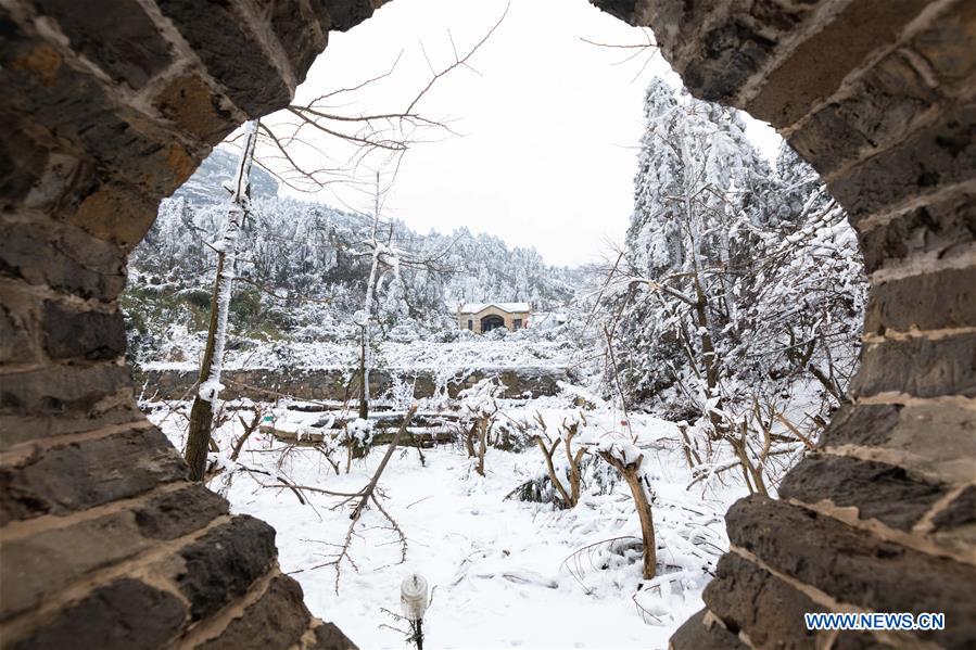 #CHINA-HUBEI-TIANTAI MOUNTAIN-SNOW (CN)