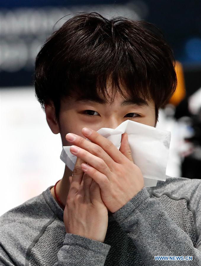 (SP)JAPAN-SAITAMA-FIGURE SKATING-WORLD CHAMPIONSHIPS-TRAINING